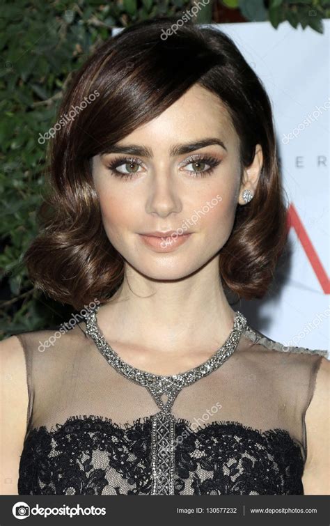 Actress Lily Collins Stock Editorial Photo © Jeannelson 130577232