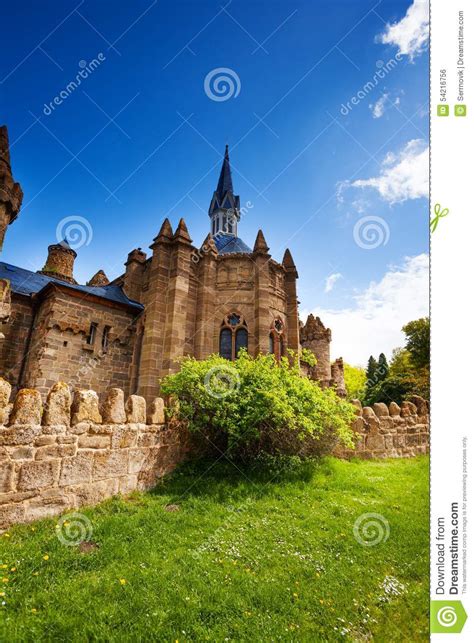 Lowenburg Lion Castle Church And Walls Stock Photo Image Of Landscape
