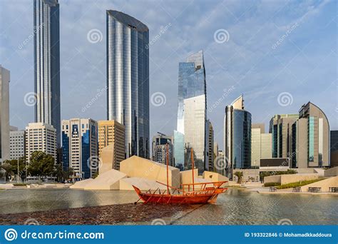 Abu Dhabi City Downtown And Landmarks World Trade Center Iconic
