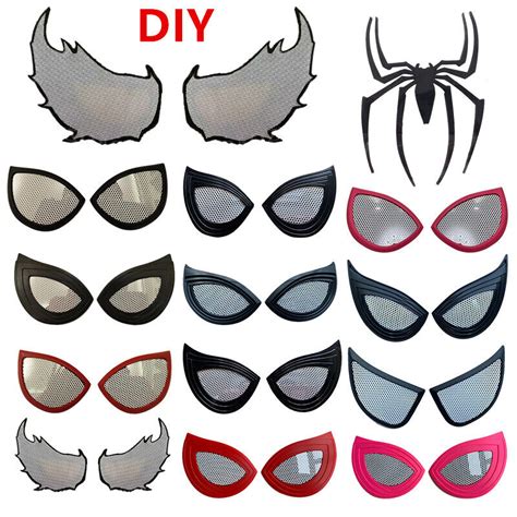 Spiderman Lenses Spider Lens Eye Mask Part for Cosplay Costume
