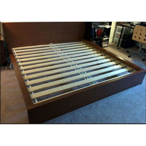 Everything you need to know about king size mattresses. Ikea Malm King Size High Bed Frame w/ Lury Slats - AptDeco