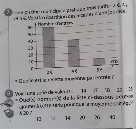 bonjours esque vous pourriez m aider à l exercice 7 et 8 s il vous