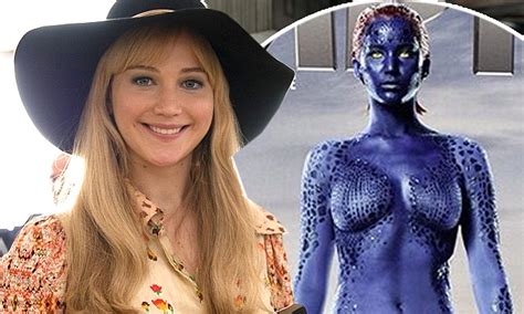 Jennifer Lawrence Showcases Figure As X Mens Mystique For Empire Cover