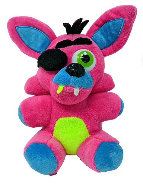 Five Nights At Freddys Fnaf 10 Inch Neon Pink Foxy Stuffed Plush Toy