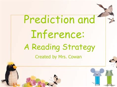 Prediction And Inference