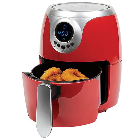 Koolatron 3.6 l total chef air fryer 3.6 l (3.8 qt.) capacity use little or no oil at all to cook fried foods adjustable thermostat 82 °c to 204 °c (180 °f. Copper Chef 2 Quart Power Air Fryer $27.98 (30% off) @ Sam's Club