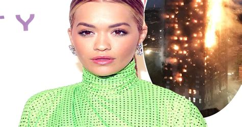 London Fire Rita Ora Sends Prayers To Victims Of Horror Blaze At