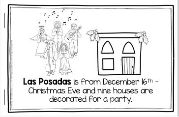 Free Printable Las Posadas Coloring Page Festive Holiday Activity