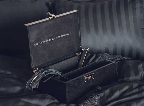 Luxurious Sex Toy Storage Box Black Hide Your Toys Close Free