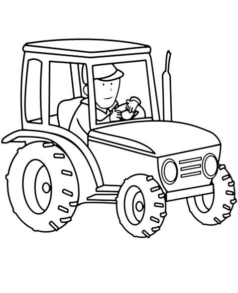 Kolorowanka Traktor Do Wydrukowania E Kolorowankieu