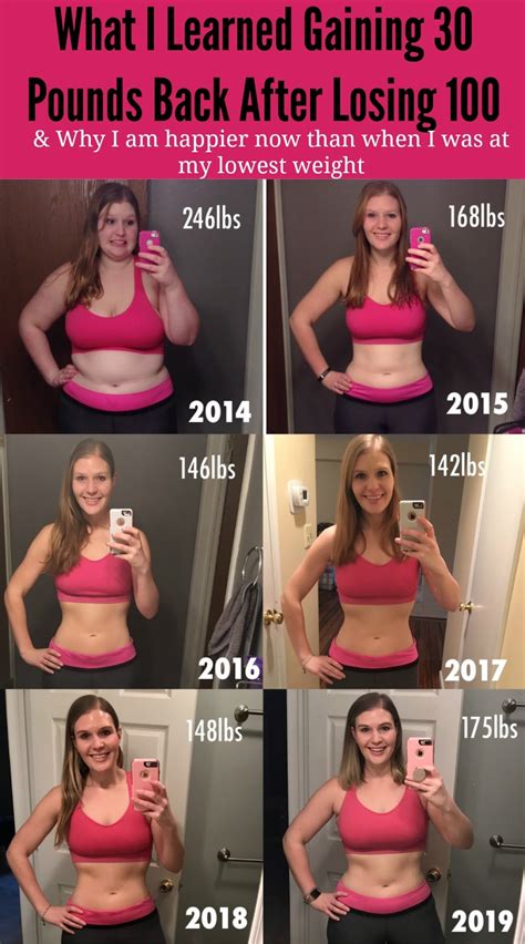 What I Learned Gaining 30 Pounds Back After Losing 100 My Girlish Whims