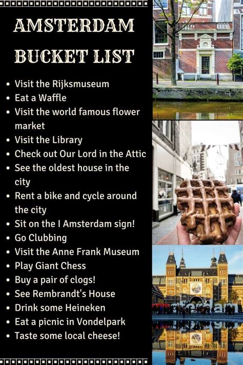 Ultimate Amsterdam Bucketlist Top Things To Do In The Dutch Capital