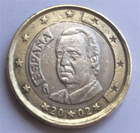 1 Euro Rare 2002 Spanien König Juan Carlos Etsy