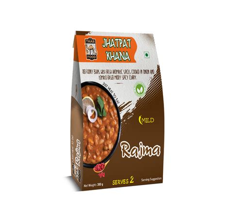 The Thar Food Jhatpat Khana Rajma Packaging Type Packet Packaging