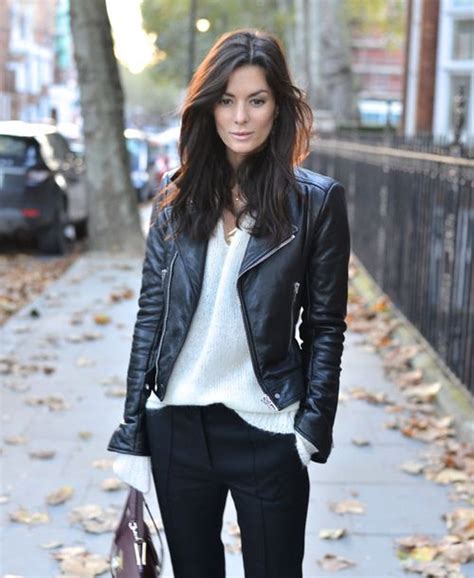 48 Adorable Black Leather Jacket Outfit Ideas That Will Make You Look Awesome Fashion Black