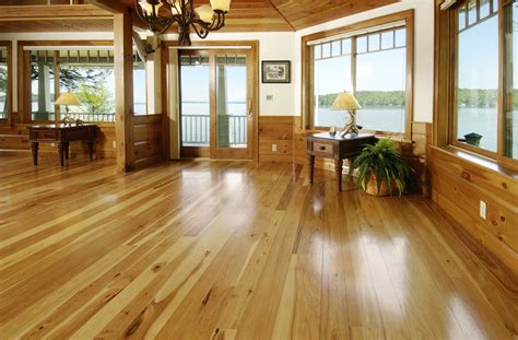 Hickory Hardwood Floors In Living Room