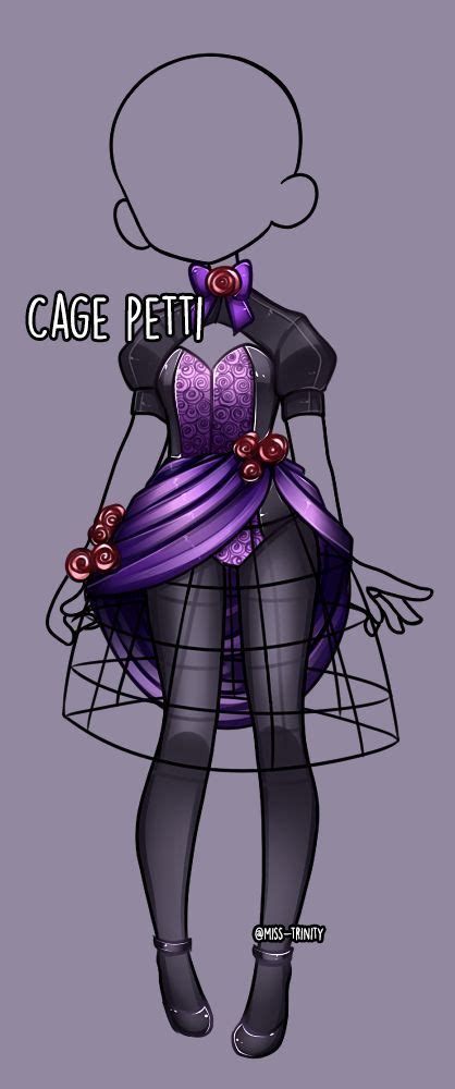 Cage Petti Outfit Adopt Close By Miss Trinity On Deviantart Dress