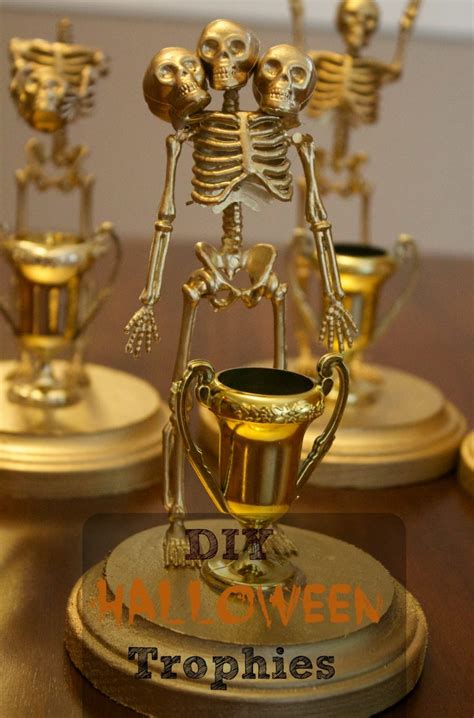 Diy Halloween Costume Contest Award Trophies Halloween Trophies