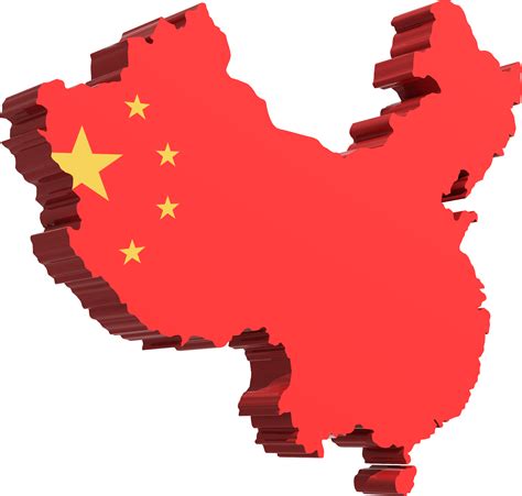 Map China Flag Png Clipart Png Mart