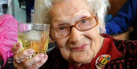 100 Year Old Woman Credits Amazing Health To Whiskey And Cigarettes