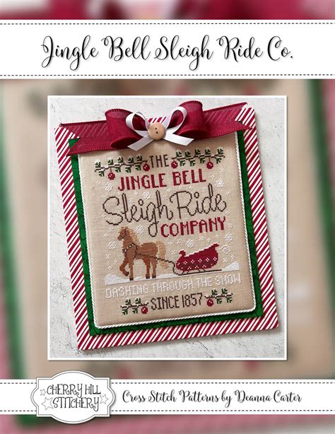 Cherry Hill Stitchery Jingle Bell Sleigh Ride Co Dinky Dyes