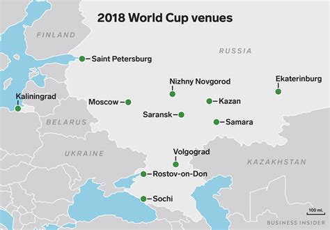 World Cup 2018 The 11 Cities Across Russia That Will Host The Biggest