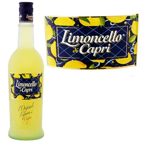 Limoncello Di Capri 70cl Avec Verre Achat Vente Liqueur Limoncello