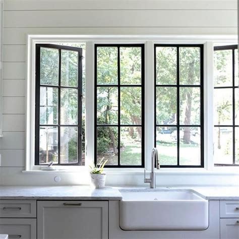 Millwork Black Windows Design Matters Modern Farmhouse Kitchens