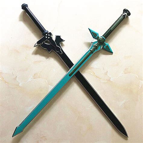 Sword Art Online Dark Repulser And Elucidator 11 Sao 80cm Sword Asuna