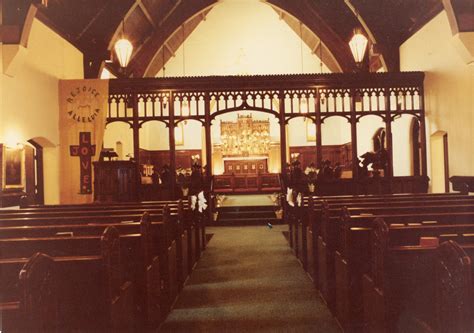 Christ Episcopal Church Gary Interior And Chancel 1980s