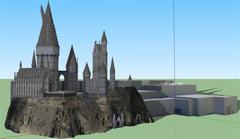 Hogwarts Castle Harry Potter And The For 3d Model Skp