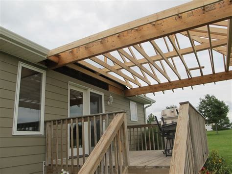 How to build a roof over a deck. Covered Deck | John's Place