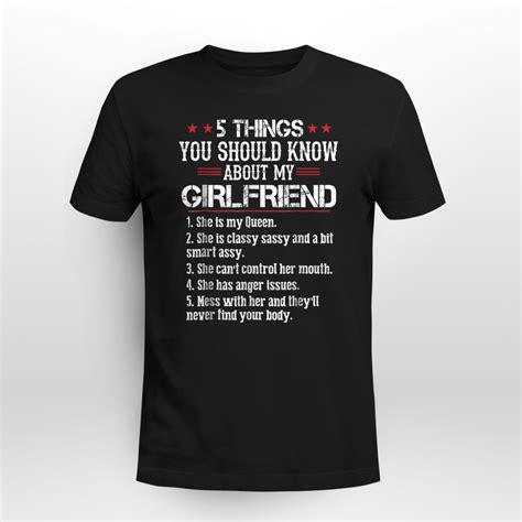 5 Things You Should Know About My Girlfriend Shirt Tiniven