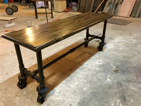 Industrial Pipe Coffee Table Etsy