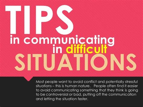 Tips In Communicating With Difficult Rhetorical Situations