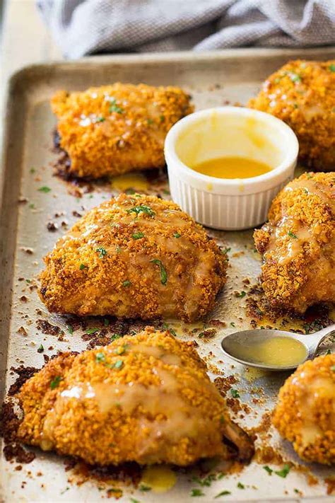 Crispy Oven Fried Chicken Thighs Recipe Cart