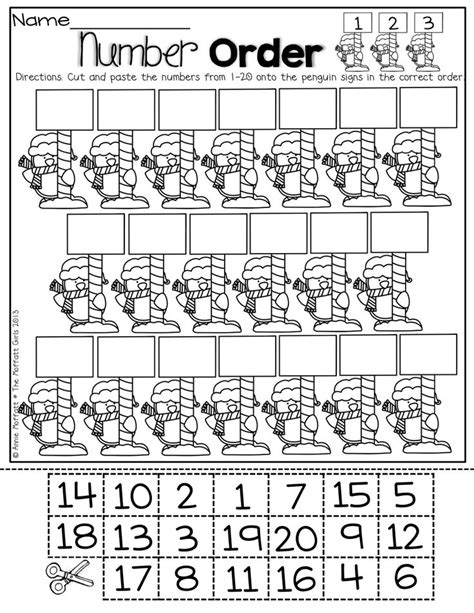 13 Best Images Of Kindergarten Cut And Paste Numbers Worksheets Cut