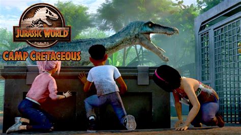 Setting The Dinosaurs Free Jurassic World Camp Cretaceous Netflix Youtube