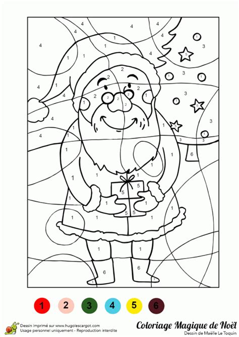 Coloriage Magique Saint Nicolas  Coloriage Magique