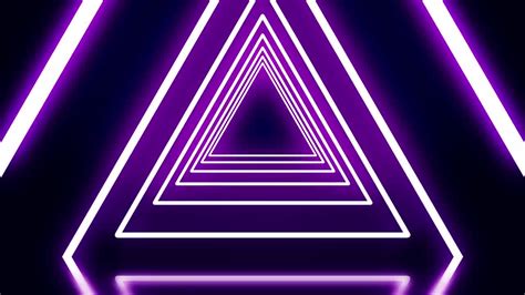 Neon Triangles Stock Motion Graphics Motion Array