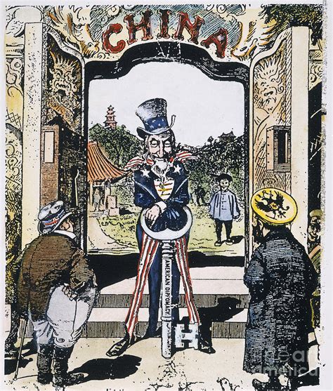 Open door policy with china imperialism u s history your. Open Door Cartoon, 1900 Photograph by Granger