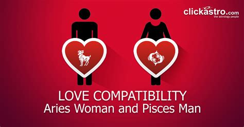 Aries Woman And Pisces Man Love Compatibility From Clickastro Com