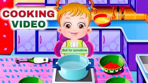 Baby Hazel Cooking Vegetables Soup Baby Hazel Kitchen Games Youtube