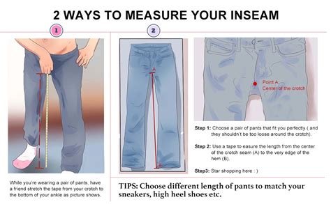 How To Measure Inseam Of Pants