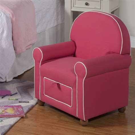 Homepop Kids Club Chair With Storage Compartment And Reviews Wayfair
