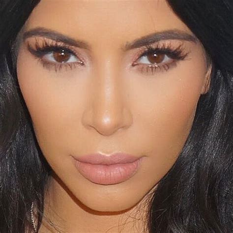 Kim Kardashian Makeup Bronze Eyeshadow Nude Lipstick Steal Her Style