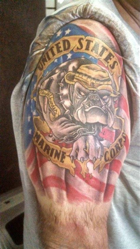 Marine tattoo | Military sleeve tattoo, Usmc tattoo, Marine corps tattoos