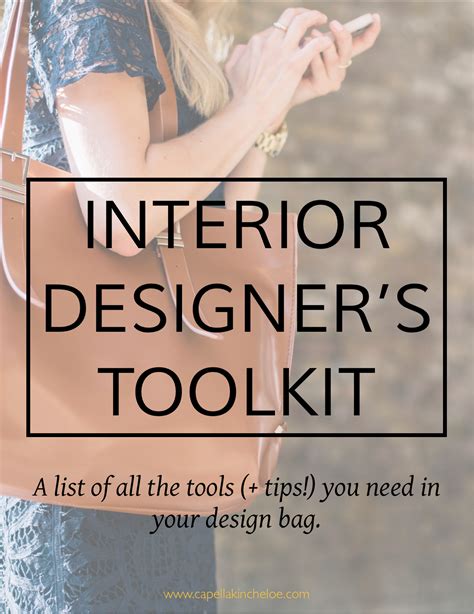 Interior Designers Toolkit — Capella Kincheloe Interior Design Tools
