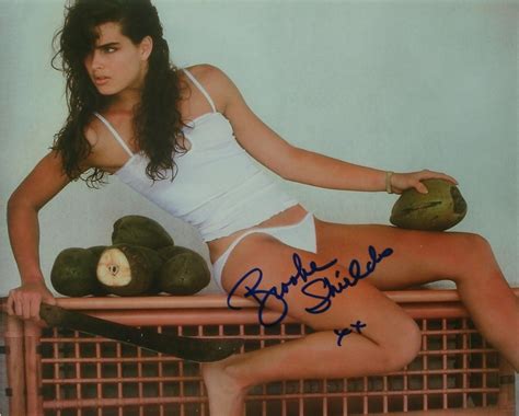 Brooke Shields Signed Photo Pretty Baby The Blue Lagoon Suddenly