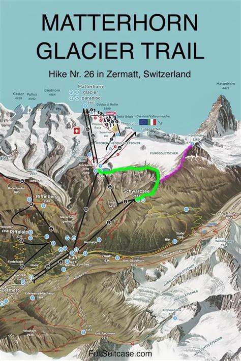 Matterhorn Glacier Trail Info Map And Photos Zermatt Hike Nr 26
